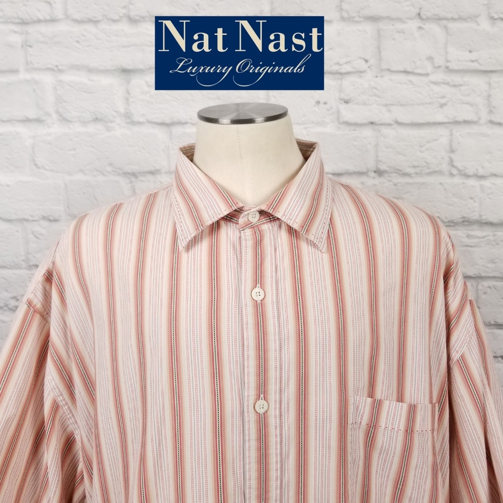 Nat Nast Button Front Island Shirt XXL  A4